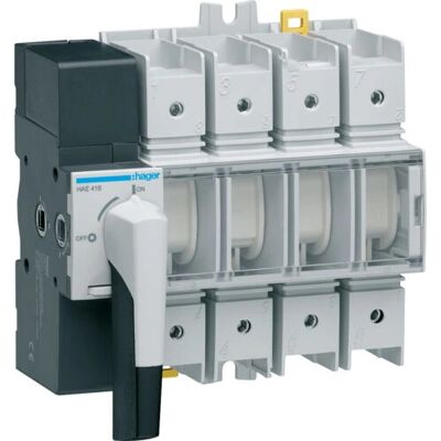 Hager HAE416 Elektrische Gehäusezubehör - 4P 160A IP20 Hager HAE416 Elektrische Gehäusezubehör - 4P 160A IP20
