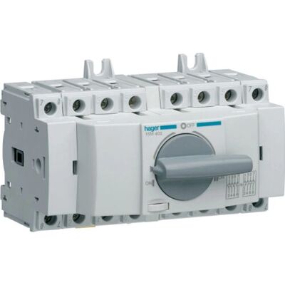 Hager HIM402 - Conmutador de carga de 4 polos - Accesorio de caja eléctrica Hager HIM402 - Conmutador de carga de 4 polos - Accesorio de caja eléctrica