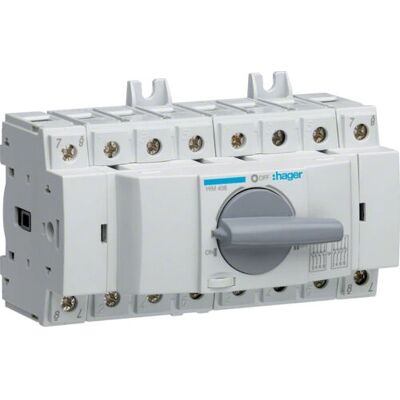 Interruptor Hager HIM408 - 4 polos 80A - Accesorio para cuadro eléctrico Interruptor Hager HIM408 - 4 polos 80A - Accesorio para cuadro eléctrico