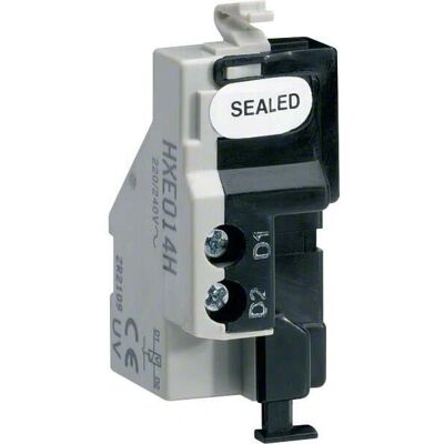 Hager HXE014H - Unterspannungsauslöser - 230V AC - Schraubanschluss - Verzögert nicht Hager HXE014H - Unterspannungsauslöser - 230V AC - Schraubanschluss - Verzögert nicht