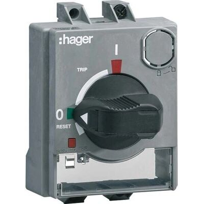 Hager HXS030H - Drehantrieb - P160 Schalter kompatibel Hager HXS030H - Drehantrieb - P160 Schalter kompatibel