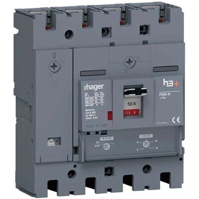 Hager - HNT051DR - 50A - 4P4D - Leistungsschalter Hager - HNT051DR - 50A - 4P4D - Leistungsschalter