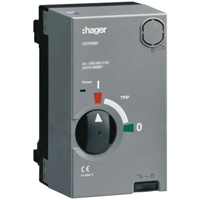 Hager HXT048H - Moteur électrique - Redémarrage automatique - P250 - 48V - Publicité Hager HXT048H - Moteur électrique - Redémarrage automatique - P250 - 48V - Publicité