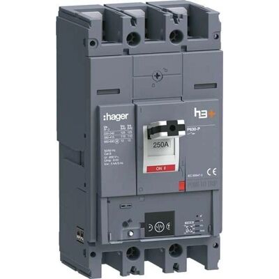 Hager HPW250NR Disjoncteur - Énergie 3P3D 250A 110kA - Publicité Hager HPW250NR Disjoncteur - Énergie 3P3D 250A 110kA - Publicité