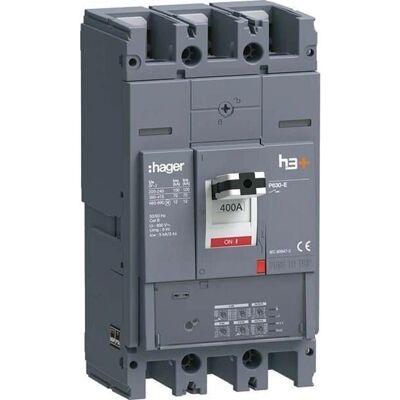 Hager HEW400JR Disjoncteur 400A 70kA - Interrupteur de Puissance - Publicité Hager HEW400JR Disjoncteur 400A 70kA - Interrupteur de Puissance - Publicité