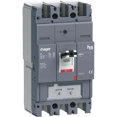 Hager HEJ400DR - Einstellbarer Leistungsschalter - 400A - IP40 Hager HEJ400DR - Einstellbarer Leistungsschalter - 400A - IP40