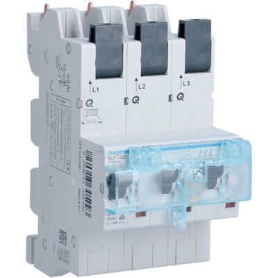 Hager HTS320C - SLS-Schalter 3P - Elektrischer Schaltereinheit Hager HTS320C - SLS-Schalter 3P - Elektrischer Schaltereinheit
