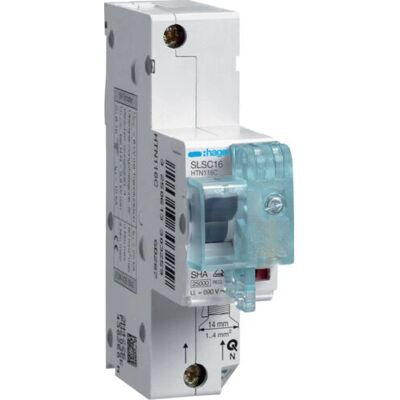 Hager HTN116C - SLS-Schalter 1P Cs-16A Hutschiene Hager HTN116C - SLS-Schalter 1P Cs-16A Hutschiene