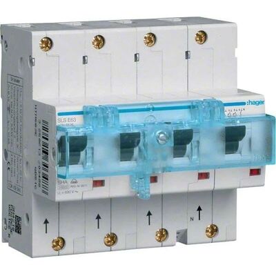 Hager HTN680C 4P+N 80A Cs SLS-Schalter Hager HTN680C 4P+N 80A Cs SLS-Schalter
