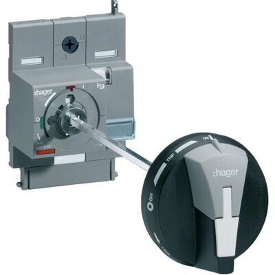 Hager HXA031H - Drehantrieb für Tür X160 - Zubehör für Gehäuse Hager HXA031H - Drehantrieb für Tür X160 - Zubehör für Gehäuse