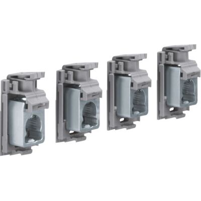Hager HYA006H Bornes en aluminium pour 4 pôles - Accessoire de boîtier électrique - Publicité Hager HYA006H Bornes en aluminium pour 4 pôles - Accessoire de boîtier électrique - Publicité