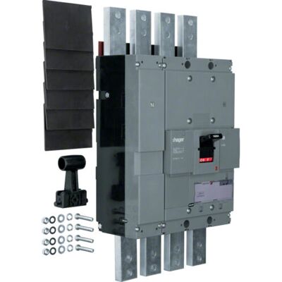 Hager HCF991H 4-poliger 1600A Hauptschalter - Elektrische Gehäusezubehör Hager HCF991H 4-poliger 1600A Hauptschalter - Elektrische Gehäusezubehör