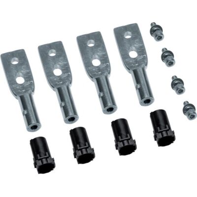 Hager HYE032H - Kit 4 Attaches Arrière - Accessoire pour boîtes électriques - Publicité Hager HYE032H - Kit 4 Attaches Arrière - Accessoire pour boîtes électriques - Publicité