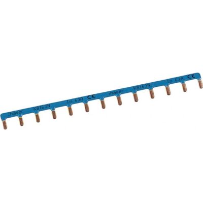 Hager KB163N Sammelstange - 63A, 1P, 228mm, blau Hager KB163N Sammelstange - 63A, 1P, 228mm, blau