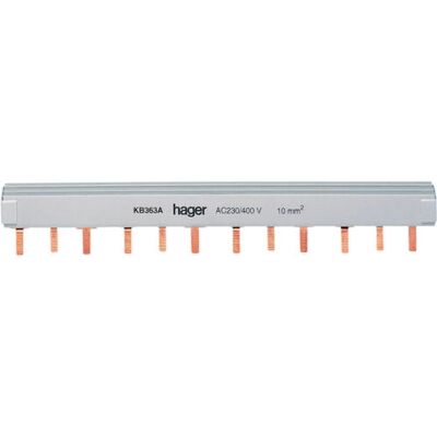 Accessoire Boîte Électrique Hager KB363A - 63A, Marron - Publicité Accessoire Boîte Électrique Hager KB363A - 63A, Marron - Publicité