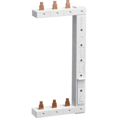Accesorio de Caja Eléctrica Hager KCL363R - 3 Fases, 2 Filas, Vertical, Gris Accesorio de Caja Eléctrica Hager KCL363R - 3 Fases, 2 Filas, Vertical, Gris