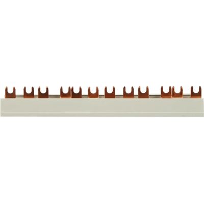 Hager Phasenschiene KDN450D - 3-Phasen + N, 210mm, 16mm², Grau Hager Phasenschiene KDN450D - 3-Phasen + N, 210mm, 16mm², Grau