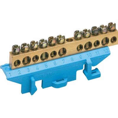 Hager KM11N Blau Messing 5mm - Zubehör für Schaltschrank Hager KM11N Blau Messing 5mm - Zubehör für Schaltschrank