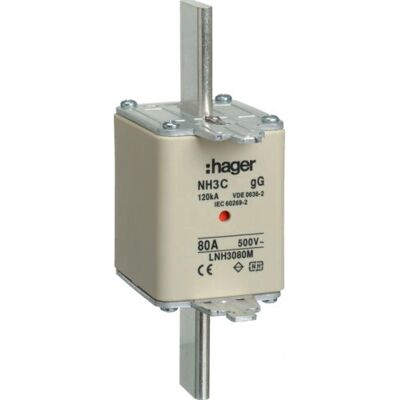 Hager LNH3080M - NH3C-Sicherung 80A 500V gG - Aktionsartikel Hager LNH3080M - NH3C-Sicherung 80A 500V gG - Aktionsartikel