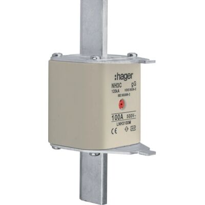 Hager LNH3100M - Disjoncteur NH - 100A - 500V - Publicité Hager LNH3100M - Disjoncteur NH - 100A - 500V - Publicité