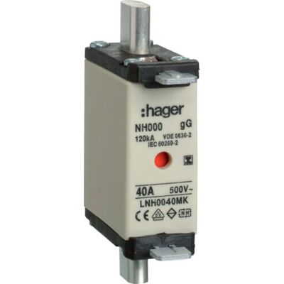 Hager LNH0040MK Elektronikgehäusezubehör - Sicherung 40A 500V Gg MKen S-Free Hager LNH0040MK Elektronikgehäusezubehör - Sicherung 40A 500V Gg MKen S-Free