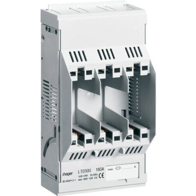 Hager LT050U - NH00-Serie Zubehör - 3-pol, 160A Hager LT050U - NH00-Serie Zubehör - 3-pol, 160A