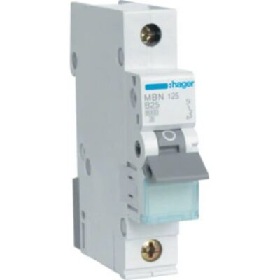 Hager MBN125 Circuit Breaker 25A - Overload & Short Circuit Protection Hager MBN125 Circuit Breaker 25A - Overload & Short Circuit Protection