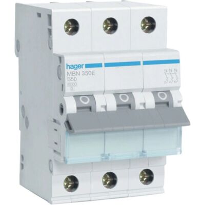 Hager MBN350E - Overcurrent Switch - 230-400V - Electrical enclosure accessory Hager MBN350E - Overcurrent Switch - 230-400V - Electrical enclosure accessory