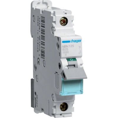Hager NBN125 Leitungsschutzschalter - 1-polig Hager NBN125 Leitungsschutzschalter - 1-polig