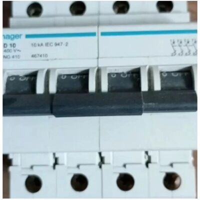 Hager - NG410 - 4P - 10A Curve D - Circuit breaker Hager - NG410 - 4P - 10A Curve D - Circuit breaker