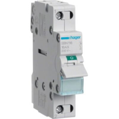 Hager SBN116 16A Leitungsschutzschalter - Circuit Breaker Hager SBN116 16A Leitungsschutzschalter - Circuit Breaker