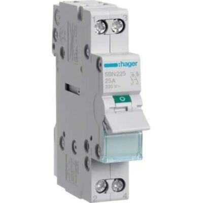Hager SBN225 Schalter - 25A 400V AC IP2x Hager SBN225 Schalter - 25A 400V AC IP2x