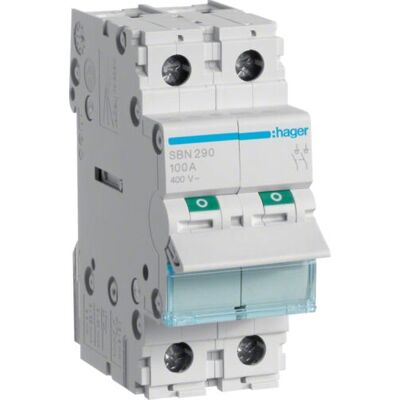 Hager SBN290 2-poliger Schalter - Elektronikzubehör Hager SBN290 2-poliger Schalter - Elektronikzubehör