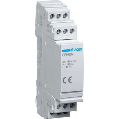 Hager SPK602 Überspannungsableiter - Für DSL & ISDN Hager SPK602 Überspannungsableiter - Für DSL & ISDN