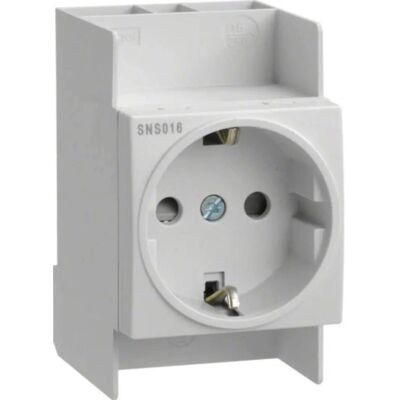 Hager SNS016 Wandsteckdose - 16A 250V IP20 Schuko Eingebaut Hager SNS016 Wandsteckdose - 16A 250V IP20 Schuko Eingebaut