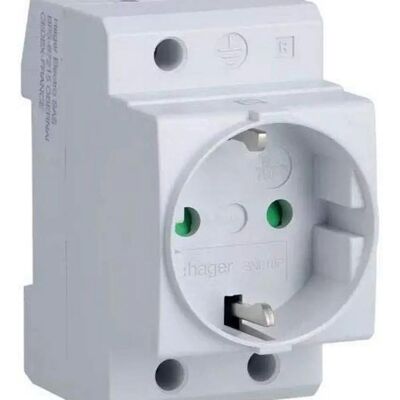 Hager SN016P - Tomada compacta 230V DIN Hager SN016P - Tomada compacta 230V DIN