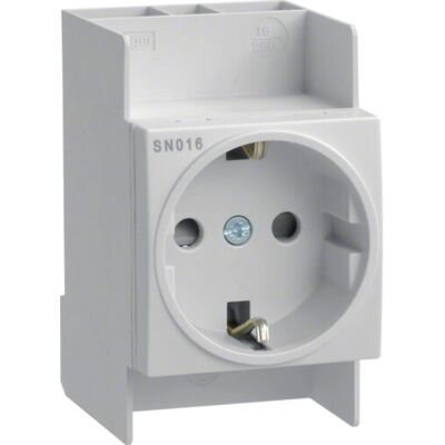 Accesorio para caja eléctrica Hager SN016 - 250V 16A Ancho de dos módulos Accesorio para caja eléctrica Hager SN016 - 250V 16A Ancho de dos módulos