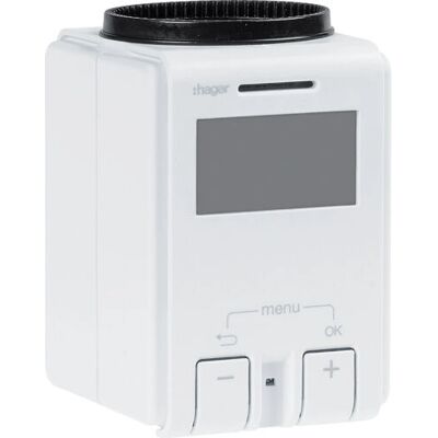 Hager EK760 Thermostat - Contrôle radio KNX pour radiateurs - Publicité Hager EK760 Thermostat - Contrôle radio KNX pour radiateurs - Publicité