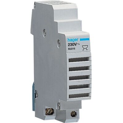 Hager SU215 Summer - 230V/0,03A, DIN-Schiene, Grau Hager SU215 Summer - 230V/0,03A, DIN-Schiene, Grau
