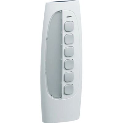 Hager TU406 Funkfernbedienung - 6 Tasten, 6 Kanäle Hager TU406 Funkfernbedienung - 6 Tasten, 6 Kanäle