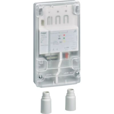Hager TXE773 Impuls Gateway KNX 3 Eingänge - Steckdose Hager TXE773 Impuls Gateway KNX 3 Eingänge - Steckdose