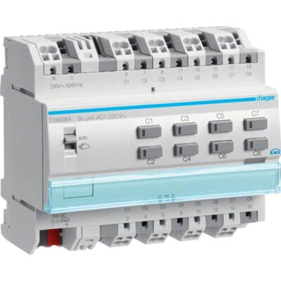 Hager TYA608A Schalt-/Jalousieausg - Switch/Blind Output Module Hager TYA608A Schalt-/Jalousieausg - Switch/Blind Output Module