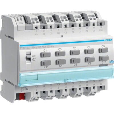 Hager TYA610C Interrupteur/Actuateur de Volets Gris - Prise - Publicité Hager TYA610C Interrupteur/Actuateur de Volets Gris - Prise - Publicité