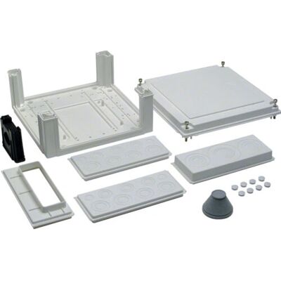 Hager U84LU Caja de conexiones eléctricas - Plástico, IP54, 324x307x149mm Hager U84LU Caja de conexiones eléctricas - Plástico, IP54, 324x307x149mm