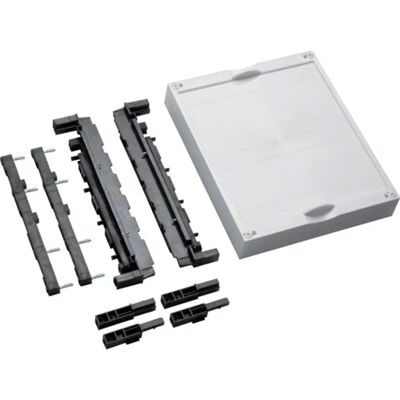 Hager Bloc de Distribution UE21E0 - 4 Pol 60mm - Tension Moyenne - Publicité Hager Bloc de Distribution UE21E0 - 4 Pol 60mm - Tension Moyenne - Publicité
