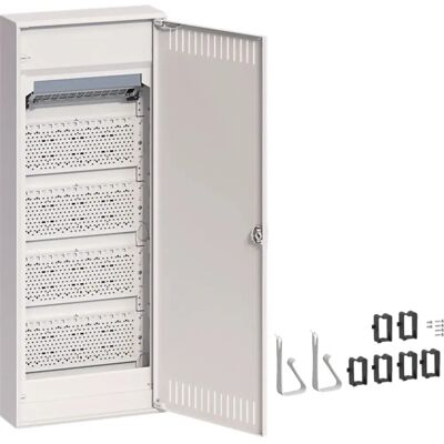 Distribuidor eléctrico Hager VA60NW - IP30, Acero, Montaje en superficie Distribuidor eléctrico Hager VA60NW - IP30, Acero, Montaje en superficie