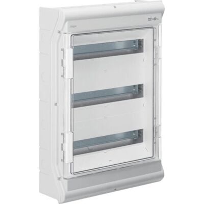 Hager VE318PN Elektronisches Gehäuse - 3x18 PLE, IP65, UV-stabil Hager VE318PN Elektronisches Gehäuse - 3x18 PLE, IP65, UV-stabil