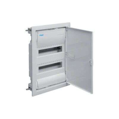 Hager VH24NC Elektroverteiler - 2 Reihen, 12TE, Weiß Hager VH24NC Elektroverteiler - 2 Reihen, 12TE, Weiß
