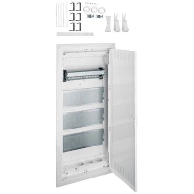 Hager VU48NW Caja eléctrica de plástico - 4 filas - IP30 Hager VU48NW Caja eléctrica de plástico - 4 filas - IP30