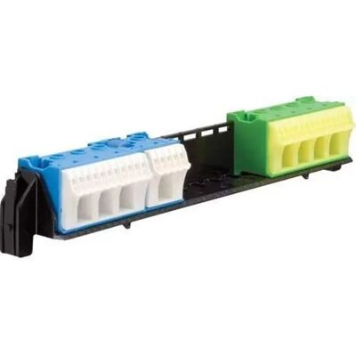 Hager VZ462 Pince PE/N à 2 rangées Accessoires pour coffrets - Publicité Hager VZ462 Pince PE/N à 2 rangées Accessoires pour coffrets - Publicité